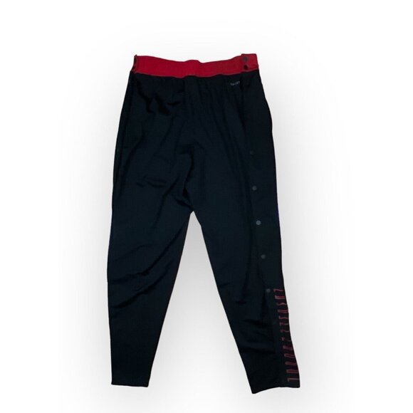 Air Jordan 11 Tear Away Basketball Pants Men LARGE Black Red AH1551 011 - Picture 5 of 7